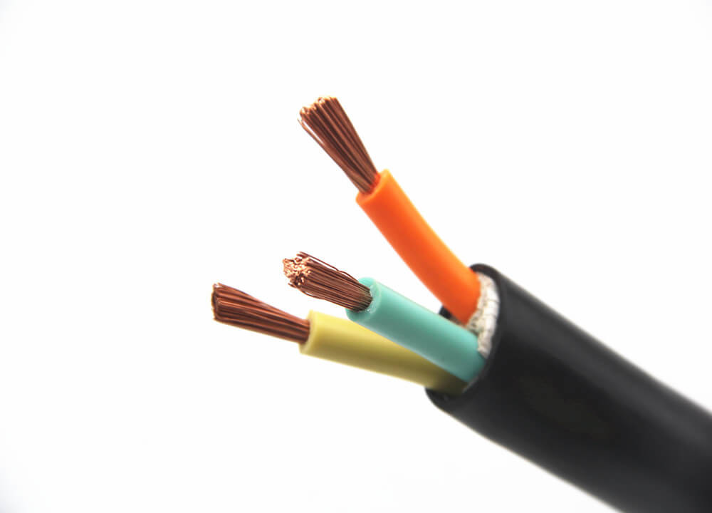 Copper Conductor XLPE Multicore Control Cable Dengan PVC Sheath CE / KEMA